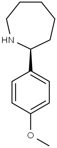 (S)-2-(4-METHOXYPHENYL)AZEPANE Struktur