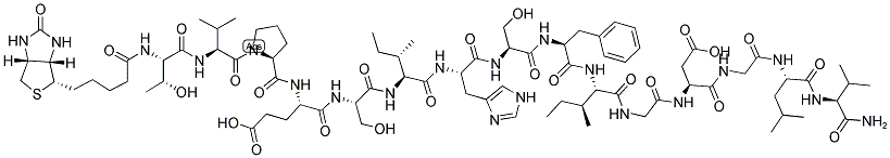 BIOT-TVPESIHSFIGDGLV-AMIDE Struktur