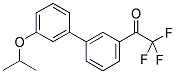 3'-(3-ISOPROPOXYPHENYL)-2,2,2-TRIFLUOROACETOPHENONE Struktur