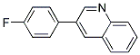 3-(4-FLUORO-PHENYL)-QUINOLINE Struktur