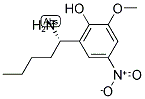 2-((1S)-1-AMINOPENTYL)-6-METHOXY-4-NITROPHENOL Struktur