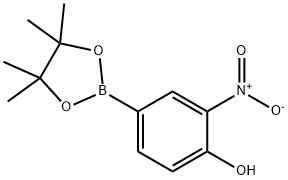 4-HYDROXY-3-NITROPHENYLBORONIC ACID, PINACOL ESTER Struktur