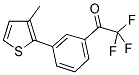 3'-(3-METHYL-2-THIENYL)-2,2,2-TRIFLUOROACETOPHENONE Struktur