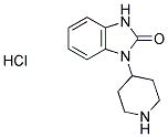 1-PIPERIDIN-4-YL-1,3-DIHYDRO-2H-BENZIMIDAZOL-2-ONE HYDROCHLORIDE Struktur