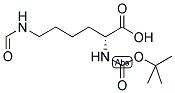 BOC-D-LYS(EPSILON-FORMYL)-OH Struktur