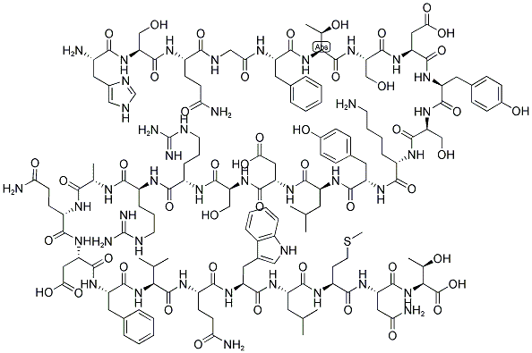 (DES-THR5)-GLUCAGON Struktur