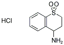 1,1-DIOXIDO-3,4-DIHYDRO-2H-THIOCHROMEN-4-YLAMINE HYDROCHLORIDE Struktur