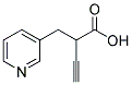 2-PYRIDIN-3-YLMETHYL-BUT-3-YNOIC ACID Struktur