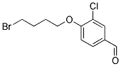 4-(4-BROMO-BUTOXY)-3-CHLORO-BENZALDEHYDE Struktur