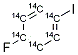 4-FLUORO-1-IODOBENZENE, [RING-14C(U)] Struktur