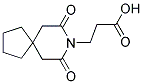 3-(7,9-DIOXO-8-AZASPIRO[4.5]DEC-8-YL)PROPANOIC ACID Struktur