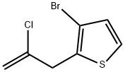 3-(3-BROMO-2-THIENYL)-2-CHLORO-1-PROPENE Struktur