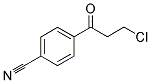 3-CHLORO-1-(4-CYANOPHENYL)-1-OXOPROPANE Struktur