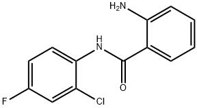 2-AMINO-N-(2-CHLORO-4-FLUOROPHENYL)BENZAMIDE Struktur