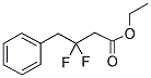 3,3-DIFLUORO-4-PHENYLBUTYRIC ACID ETHYL ESTER Struktur