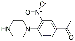 1-(3-NITRO-4-PIPERAZIN-1-YLPHENYL)ETHANONE Struktur