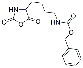 2,5-DIOXO-4-(BENZYLOXYCARBONYLAMINOBUTYL)-OXAZOLIDINE Struktur