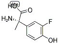 (2S)-2-AMINO-2-(3-FLUORO-4-HYDROXYPHENYL)PROPANOIC ACID Struktur