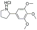 2-(3,4,5-TRIMETHOXYPHENYL)PYRROLIDINE HYDROCHLORIDE Struktur