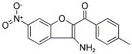 (3-AMINO-6-NITROBENZOFURAN-2-YL)(P-TOLYL)METHANONE Struktur