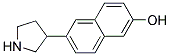 6-PYRROLIDIN-3-YL-NAPHTHALEN-2-OL Struktur