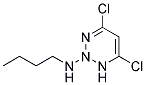 2-(N-BUTYLAMINO)-4,6-DICHLOROTRIAZINE Struktur