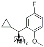 (1S)CYCLOPROPYL(5-FLUORO-2-METHOXYPHENYL)METHYLAMINE Struktur