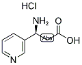 (S)-3-AMINO-3-(3-PYRIDYL)-PROPANOIC ACID HYDROCHLORIDE Struktur