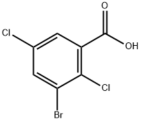 3-BROMO-2,5-DICHLOROBENZOIC ACID Struktur