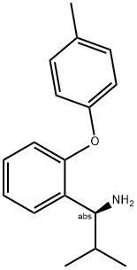 (1S)-2-METHYL-1-[2-(4-METHYLPHENOXY)PHENYL]PROPYLAMINE Struktur