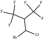 3-BROMO-3-CHLORO-2-(TRIFLUOROMETHYL)-1,1,1-TRIFLUOROPROPANE Struktur