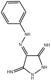 3,5-DIIMINOPYRAZOLIDIN-4-ONE PHENYLHYDRAZONE Struktur