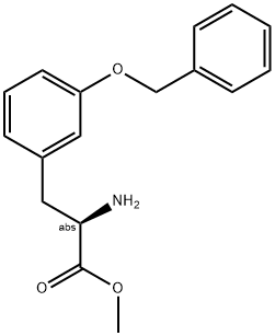 METHYL (2R)-2-AMINO-3-[3-(PHENYLMETHOXY)PHENYL]PROPANOATE Struktur