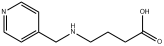 4-[(PYRIDIN-4-YLMETHYL)AMINO]BUTANOIC ACID Struktur