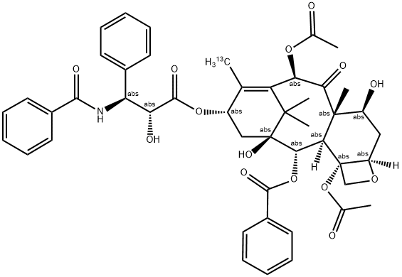 PACLITAXEL C13 LABELED Struktur