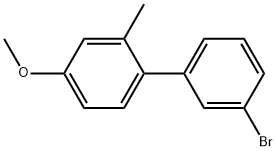 3-BROMO-4'-METHOXY-2'-METHYLBIPHENYL Struktur