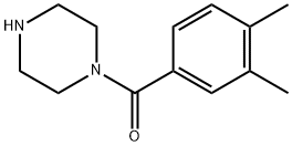 1-(3,4-DIMETHYLBENZOYL)PIPERAZINE Struktur