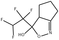 4,5,5A,6-TETRAHYDRO-6-HYDROXY-6-(1,1,2,2-TETRAFLUOROETHYL)-3H-CYCLOPENTA-[C]-ISOXAZOLE Struktur