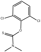 DIMETHYL-THIOCARBAMIC ACID 2,6-DICHLORO-PHENYL ESTER Struktur