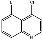 4-CHLORO-5-BROMOQUINOLINE Struktur