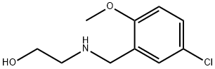 2-((5-CHLORO-2-METHOXYBENZYL)AMINO)ETHANOL Struktur