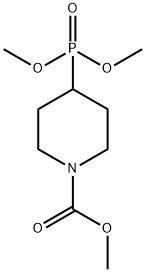 4-(DIMETHOXYPHOSPHORYL)-PIPERIDINE-1-CARBOXYLIC ACID METHYL ESTER Struktur