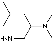 N-[1-(AMINOMETHYL)-3-METHYLBUTYL]-N,N-DIMETHYLAMINE Struktur