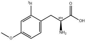 O-METHYL-L-TYROSINE, [RING-3H]- Struktur