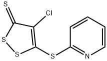 4-CHLORO-5-(PYRIDIN-2-YLTHIO)-3H-1,2-DITHIOLE-3-THIONE Struktur