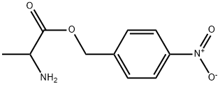 2-AMINO-PROPIONIC ACID 4-NITRO-BENZYL ESTER Struktur