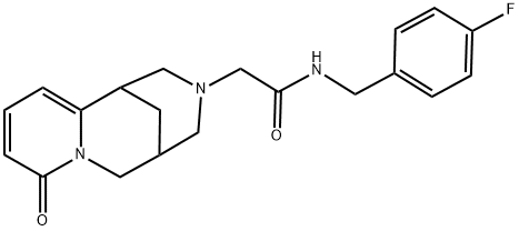 N-(4-FLUOROBENZYL)-2-(6-OXO-7,11-DIAZATRICYCLO[7.3.1.0~2,7~]TRIDECA-2,4-DIEN-11-YL)ACETAMIDE Struktur