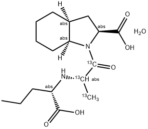 PERINDOPRILAT-13C3 HYDRATE Struktur