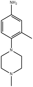 3-METHYL-4-(4-METHYLPIPERAZIN-1-YL)ANILINE Struktur