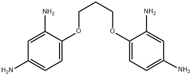 1,3-BIS(2,4-DIAMINOPHENOXY)PROPANE Struktur